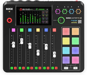 Rode RodeCaster Pro II - Podcasting, Streaming, Music Production and Content Creation |  RODE |  AUDIO INTERFACE |  Zoso Music