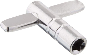 STANDARD DRUM TUNER WRENCH RATCHET KEY SILVER CHROME DK-1 (SEAMUSICAN), KM, DRUM ACCESSORIES, km-drum-accessories-km-dk-1, ZOSO MUSIC SDN BHD