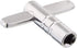 STANDARD DRUM TUNER WRENCH RATCHET KEY SILVER CHROME DK-1 (SEAMUSICAN), KM, DRUM ACCESSORIES, km-drum-accessories-km-dk-1, ZOSO MUSIC SDN BHD