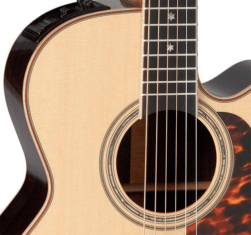 TAKAMINE P7NC PRO SERIES NEX CUTAWAY SEMI ACOUSTIC GUITAR, NATURAL GLOSS, WITH CTP-3 EQ & GC500 CASE (MADE IN JAPAN)