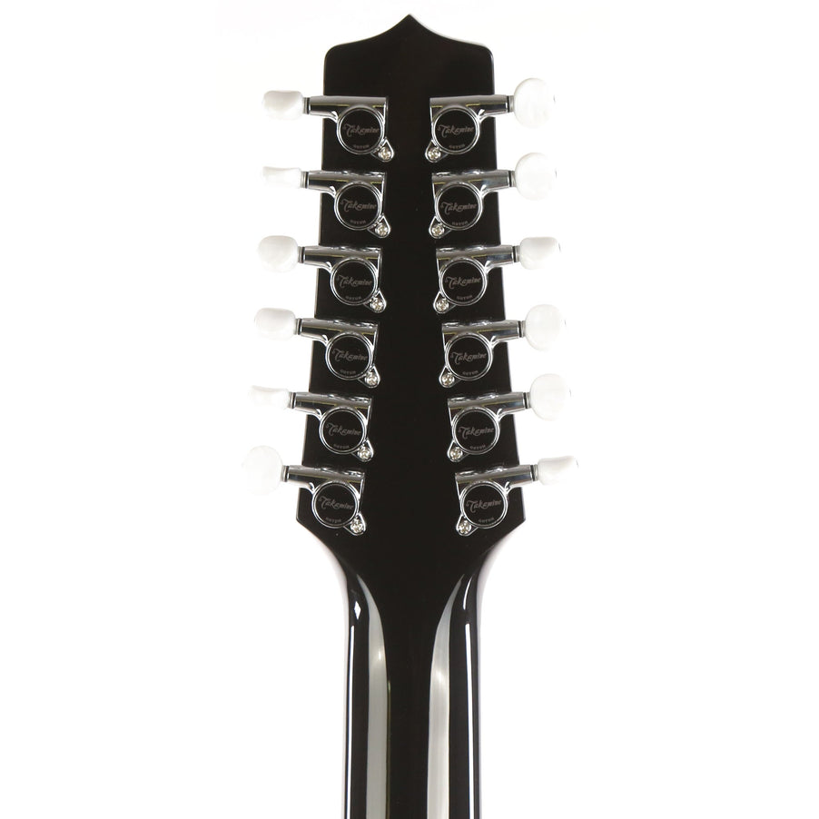 TAKAMINE EF381DX DELUXE PRO SERIES 12-STRING DREADNOUGHT CUTAWAY ACOUSTIC-ELECTRIC GUITAR, CT4BII PREAMP & HARD CASE (MADE IN JAPAN)