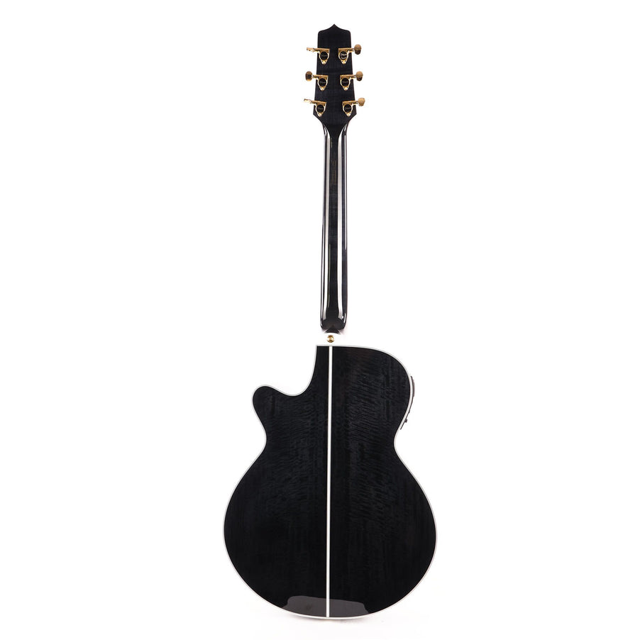 TAKAMINE TSP158C SBL PRO SERIES THINLINE FX CUTAWAY ACOUSTIC-ELECTRIC GUITAR, CT-3N PREAMP & SEMI-HARD CASE (MADE IN JAPAN)