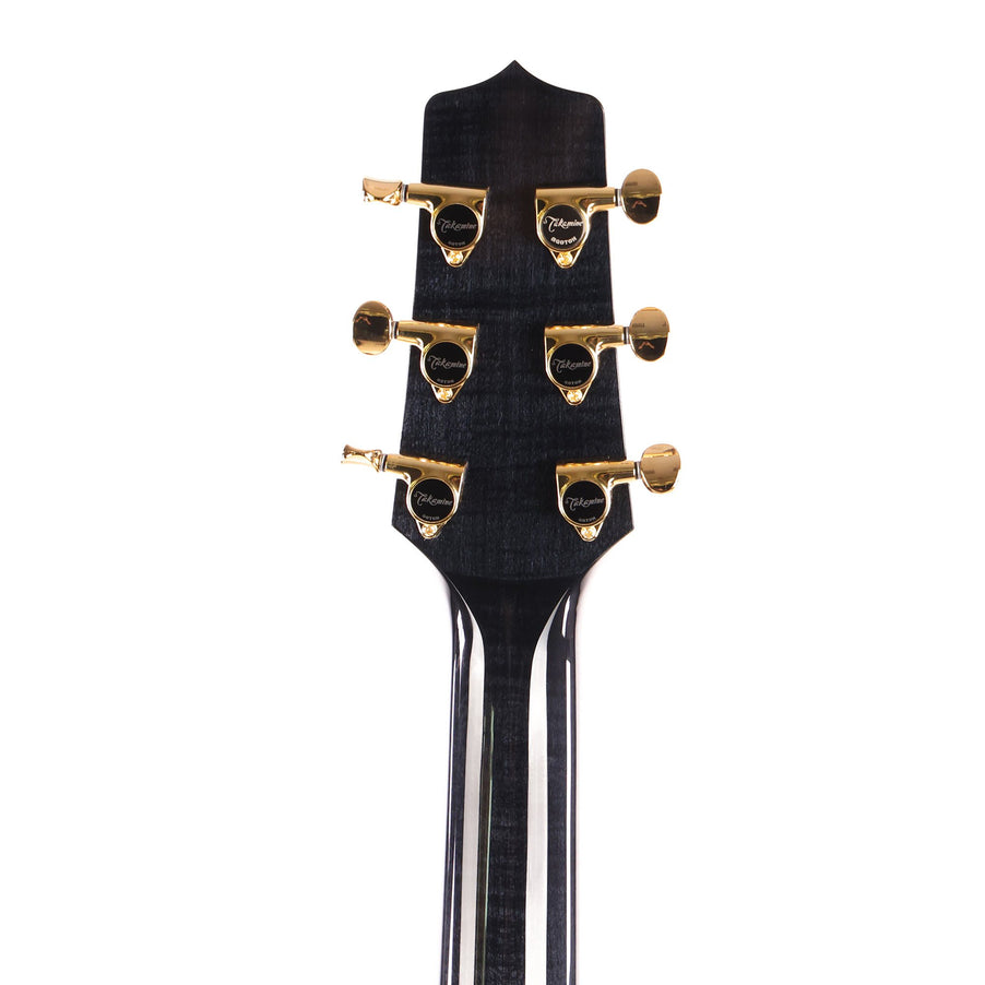 TAKAMINE TSP158C SBL PRO SERIES THINLINE FX CUTAWAY ACOUSTIC-ELECTRIC GUITAR, CT-3N PREAMP & SEMI-HARD CASE (MADE IN JAPAN)