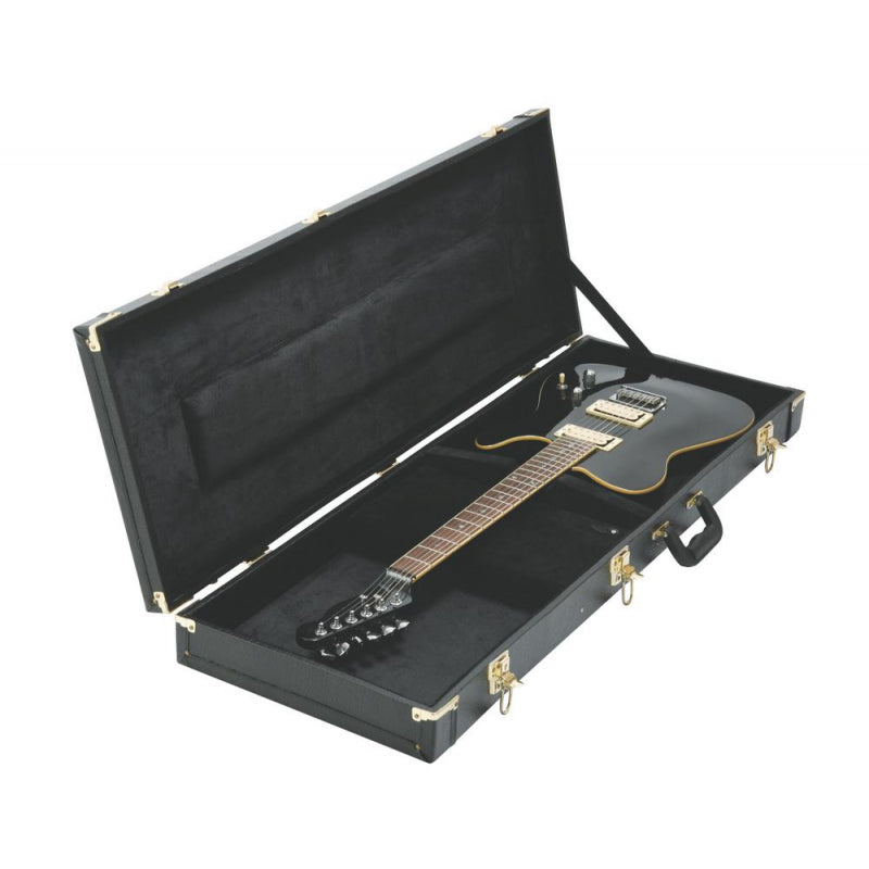 ON-STAGE GCE6000B HARDSHELL ELECTRIC GUITAR CASE COLOR BLACK, ON-STAGE, CASES & GIG BAGS, on-stage-cases-gig-bags-os-55452, ZOSO MUSIC SDN BHD