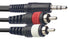 STAGG SYC3/MPSB2CME STEREO MINI JACK TO DUAL RCA CABLE - 3M, STAGG, CABLES, stagg-cable-syc3mpsb2cme, ZOSO MUSIC SDN BHD