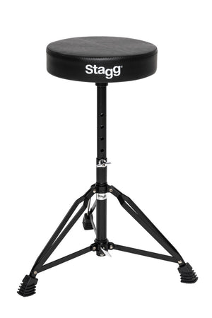 STAGG DT32 BK DRUM THRONE DOUBLE BRACED BLACK, STAGG, DRUM HARDWARE, stagg-drum-hardware-dt32-bk, ZOSO MUSIC SDN BHD