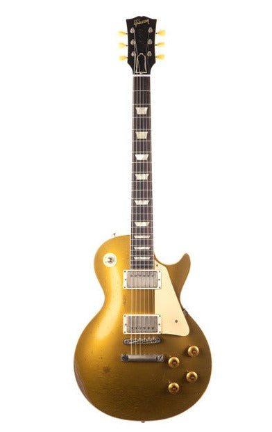 Gibson 1957 Les Paul Goldtop Reissue Ultra Heavy Aged Electric Guitar, Double Gold (LPR57UHDGNH1) |  GIBSON |  ELECTRIC GUITAR |  Zoso Music