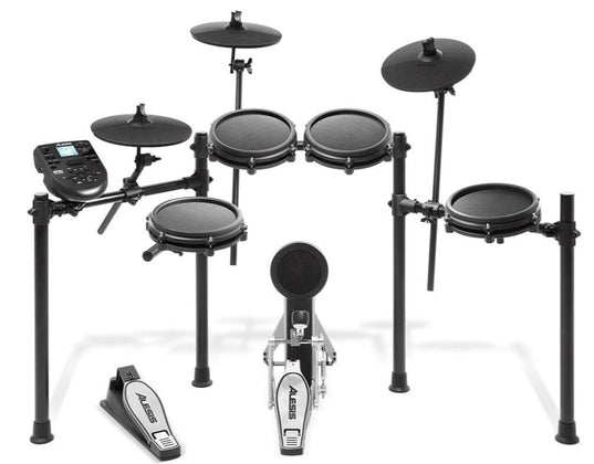 ALESIS NITRO MESH KIT 8 PIECES ELECTRONIC DRUMKIT WITH MESH HEADS | ALESIS , Zoso Music