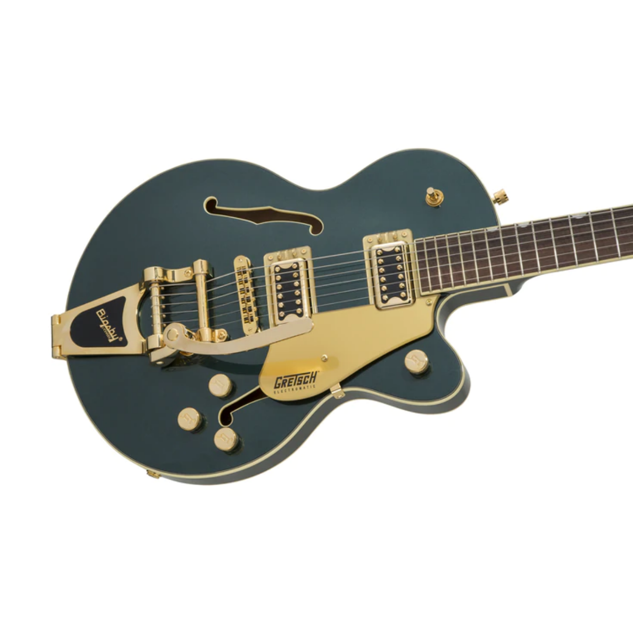 Gretsch G5655TG Electromatic Centre Block Jr Single-Cut Guitar with Bigsby, Cadillac Green |  GRETSCH |  ELECTRIC GUITAR |  Zoso Music