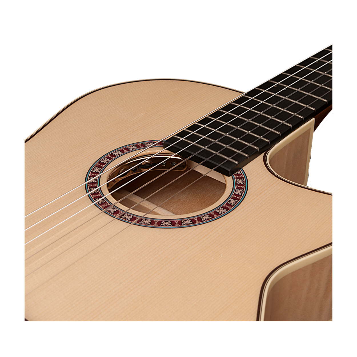 GODIN ARENA FLAME MAPLE CW DUAL SOURCE EQ NYLON STRING ELECTRIC CLASSICAL GUITAR - NATURAL |  GODIN GUITAR |  CLASSICAL GUITAR |  Zoso Music