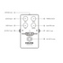 Nux Recto Distortion 9V Reissue Series Guitar Effect Pedal Heavy Distortion Effects With True Bypass |  NUX |  EFFECTS |  Zoso Music