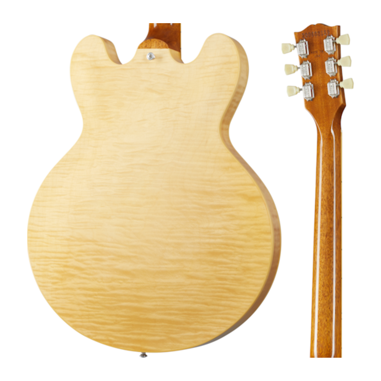 Gibson ES-335 Figured Electric Guitar, Antique Natural (ES35F00ANNH1)