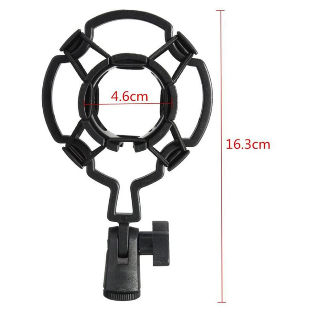 NEOWOOD M15 ABS MICROPHONE SHOCK MOUNT SHOCK-PROOF PLASTIC STUDIO MIC HOLDER STAND, NEOWOOD, MICROPHONE ACCESSORIES, neowood-microphone-accessories-neo-m15-abs, ZOSO MUSIC SDN BHD