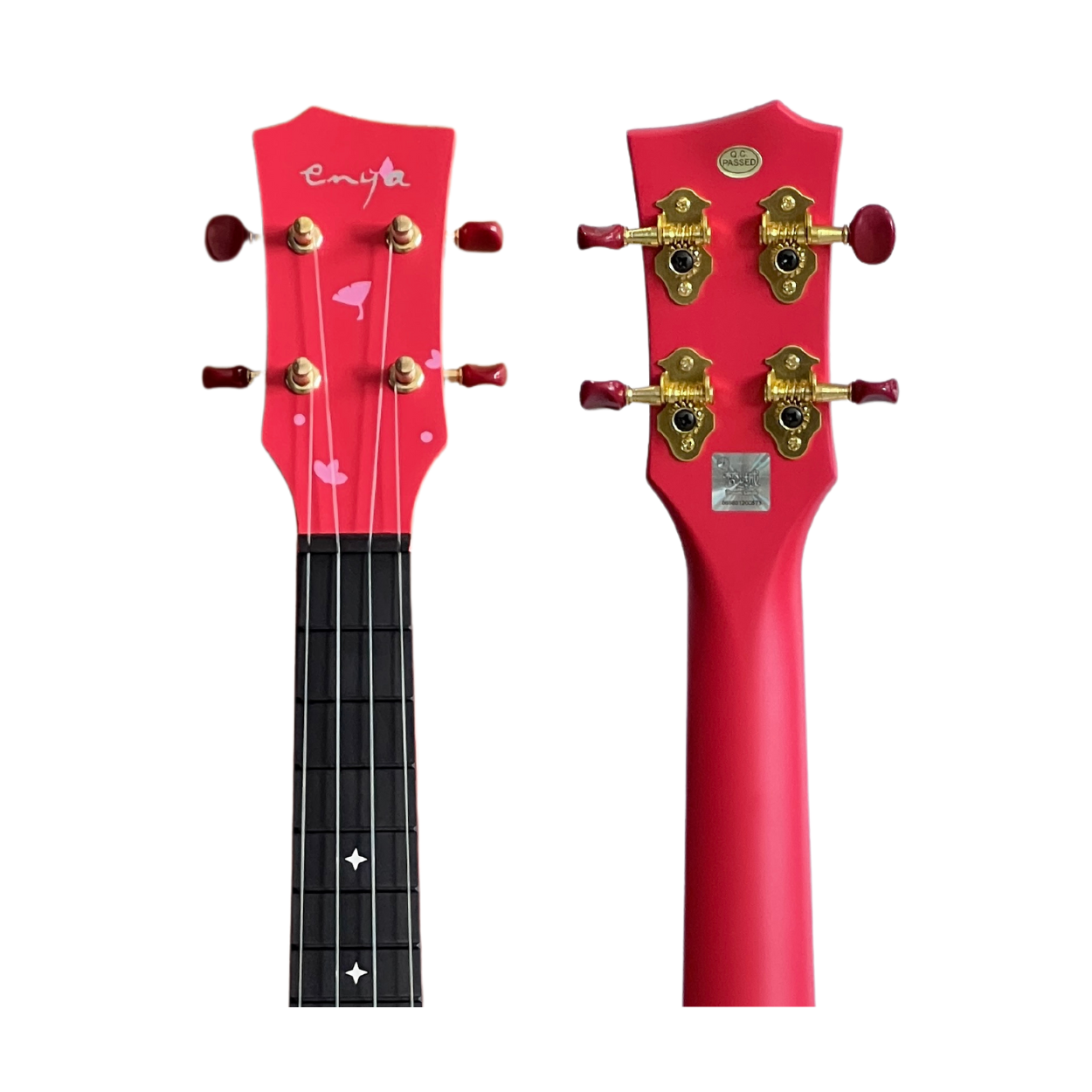 ENYA 23IN NOVA U SERIES CONCERT UKULELE ALI FOX CUSTOM RED (W/BAG,STRAP,STRING & CAPO)