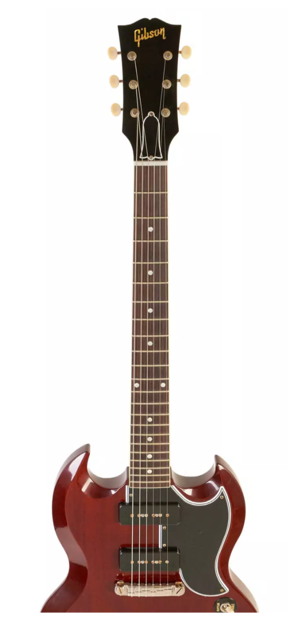 Gibson 1963 SG Special Reissue Lightning Bar VOS Electric Guitar, Cherry Red (SGSP63VOCHNH1)