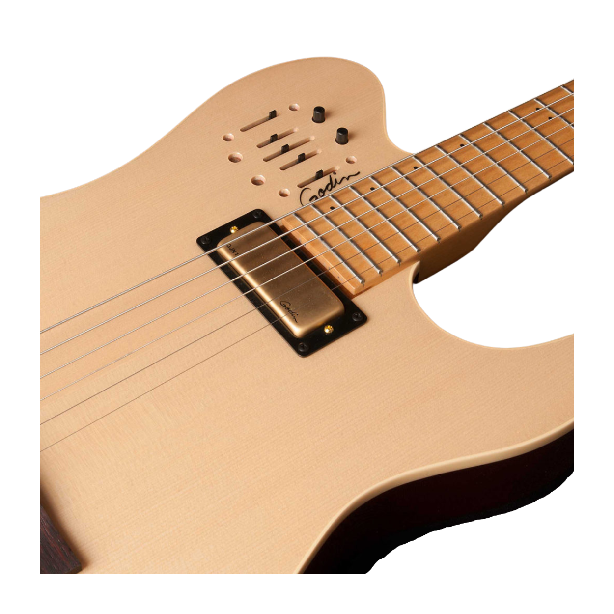 GODIN ACOUSTICASTER MN NATURAL ACOUSTIC ELECTRIC GUITAR |  GODIN GUITAR |  ELECTRIC GUITAR |  Zoso Music