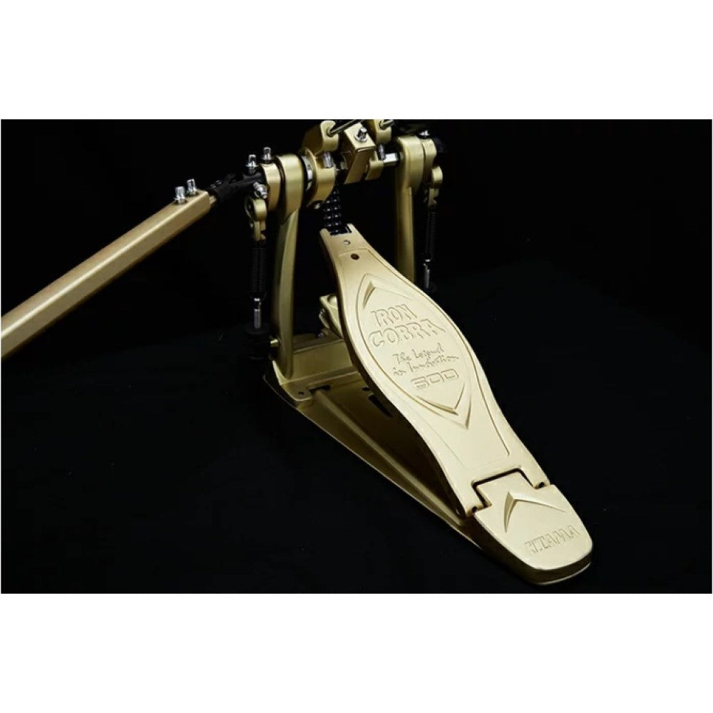 Tama Hp600dtwg Iron Cobra Twin Bass Drum Pedal, Gold Limited Edition |  TAMA |  DRUM-KICK PEDAL |  Zoso Music