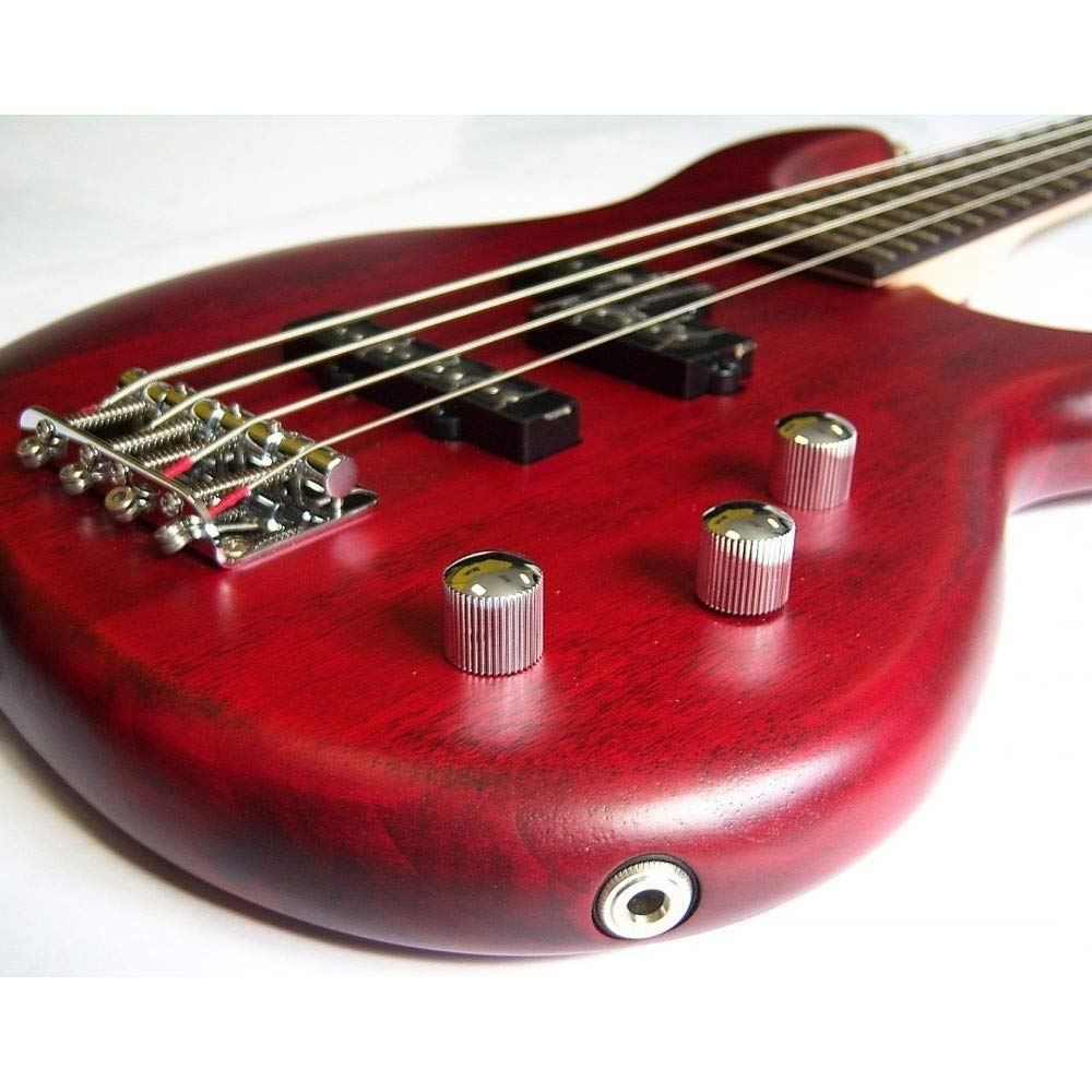 Cort Action PJ Electric Bass Guitar With Bag Open Pore Black Cherry | CORT , Zoso Music