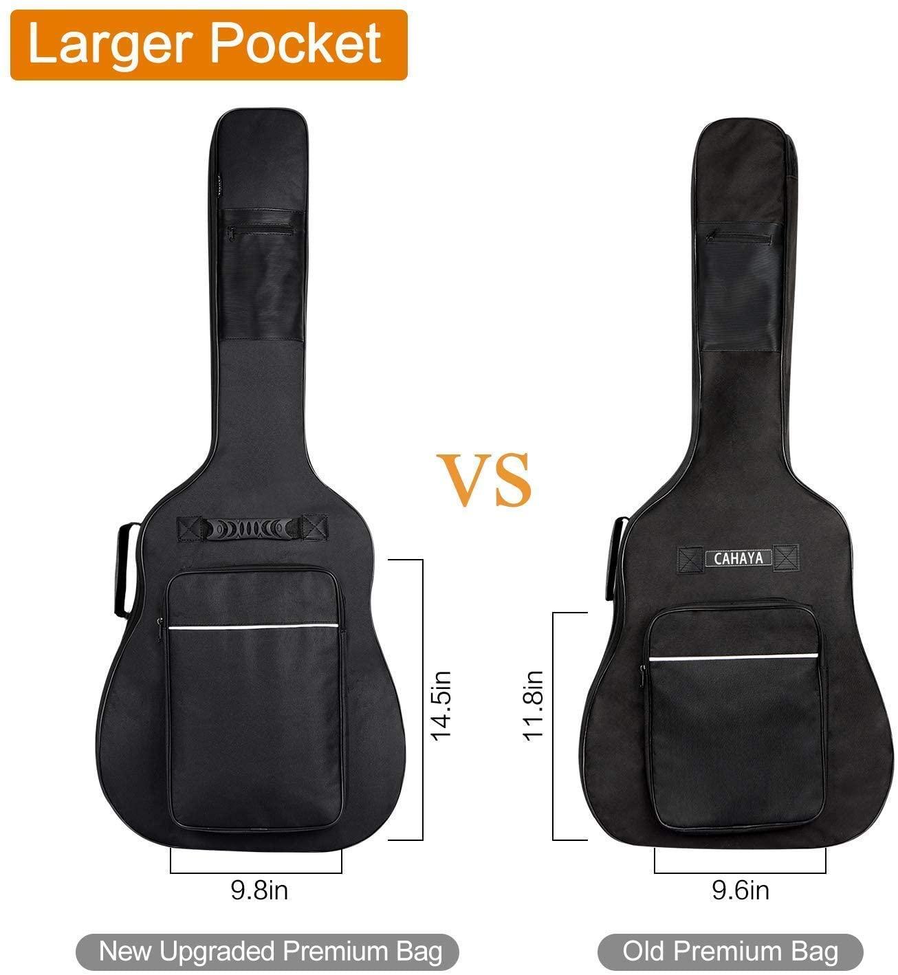 ACOUSTIC GUITAR BAG FOR 41"IN WITH SPONGE  B41 | KM , Zoso Music