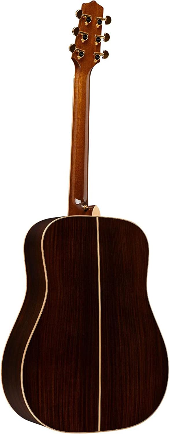 TAKAMINE P7D PRO SERIES DREADNOUGHT NATURAL GLOSS ACOUSTIC- ELECTRIC GUITAR WITH CTP-3 EQ & GC200 CASE (MADE IN JAPAN)