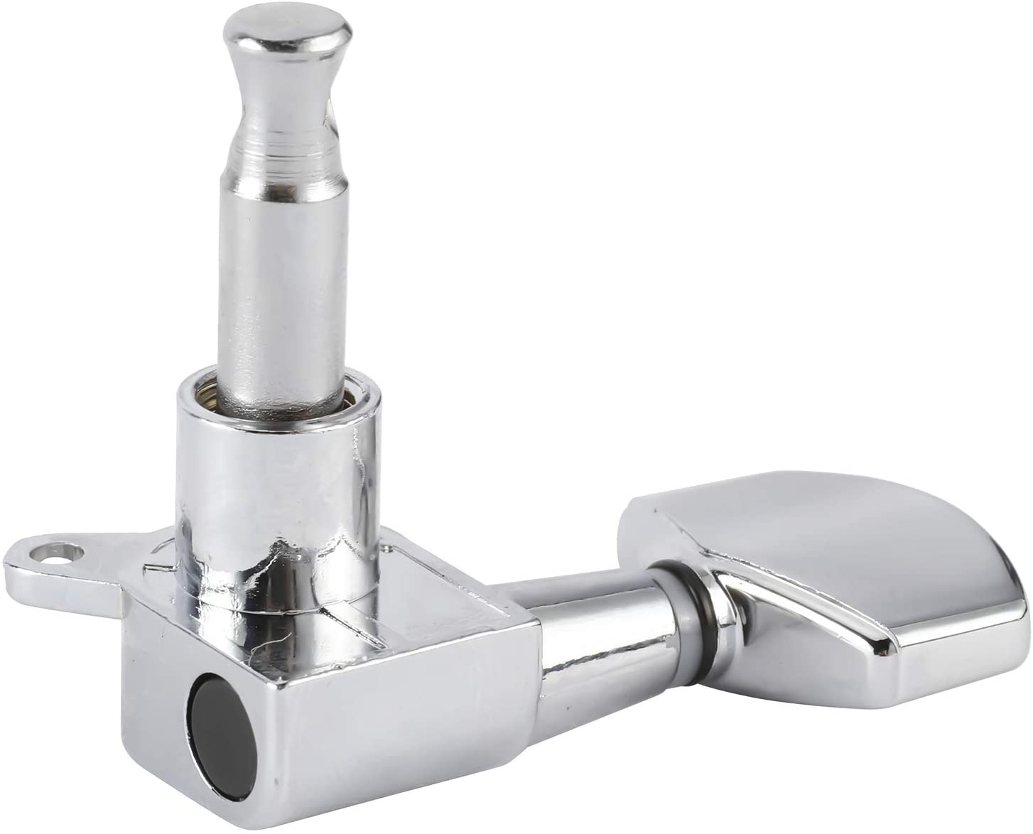 SILVER ELECTRIC ALP015 L ACOUSTIC GUITAR MACHINE HEAD TUNING PEG LEFT, KM, GUITAR & BASS ACCESSORIES, km-guitar-bass-accessories-km-alp-015-l, ZOSO MUSIC SDN BHD