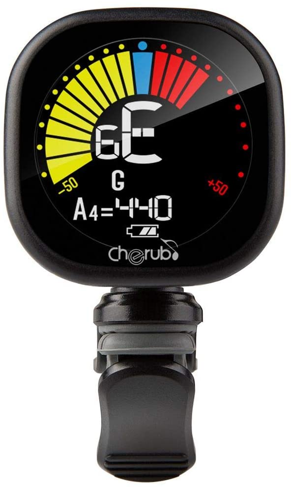 CHERUB WST-675 DG RECHARGEABLE CHROMATIC CLIP ON TUNER (WST675 DARK GREY) | CHERUB , Zoso Music
