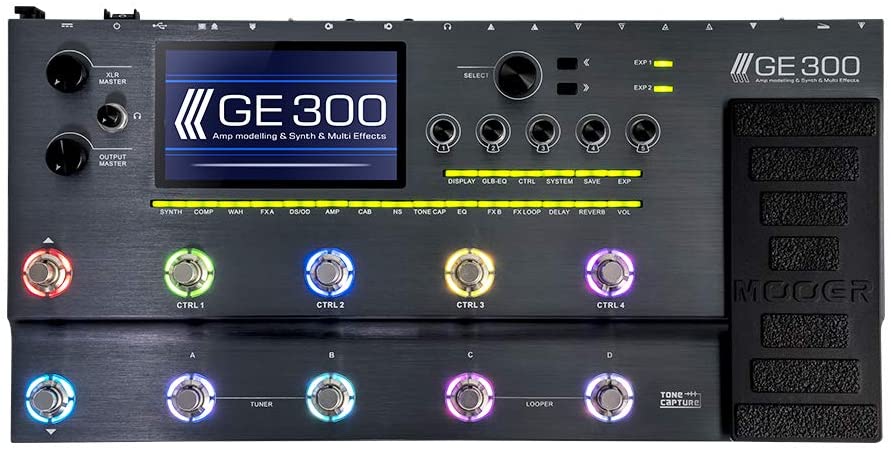 MOOER GE300 AMP MODELLING SYNTH, GUITAR MULTI EFFECT PROCESSOR, MOOER, EFFECTS, mooer-effects-moo-ge300, ZOSO MUSIC SDN BHD