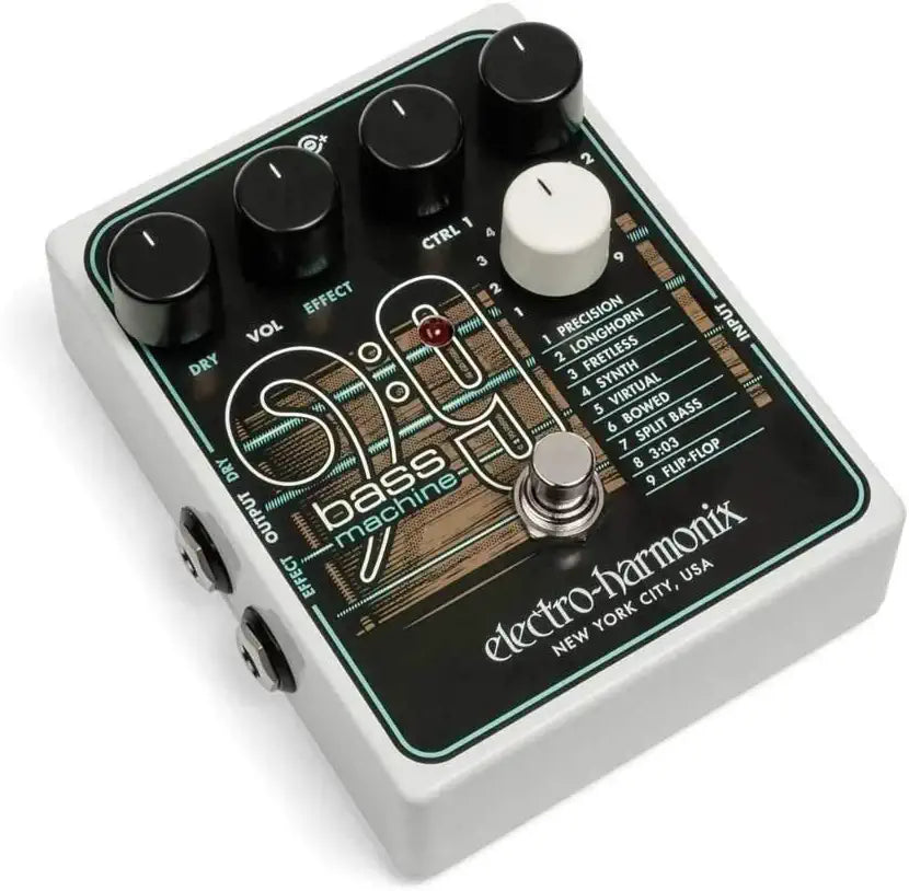 Electro-Harmonix BASS9 Bass Machine Guitar Effects Pedal | ELECTRO-HARMONIX , Zoso Music