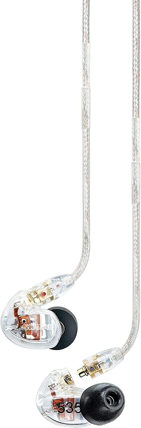 Shure SE535 Sound Isolating Earphones - Clear |  SHURE |  STUDIO MONITORING EARPHONES |  Zoso Music