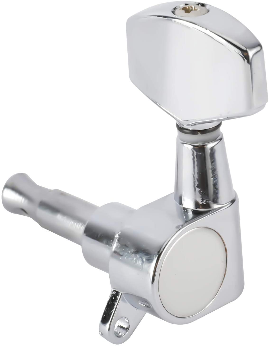 SILVER ELECTRIC ALP015 L ACOUSTIC GUITAR MACHINE HEAD TUNING PEG LEFT, KM, GUITAR & BASS ACCESSORIES, km-guitar-bass-accessories-km-alp-015-l, ZOSO MUSIC SDN BHD