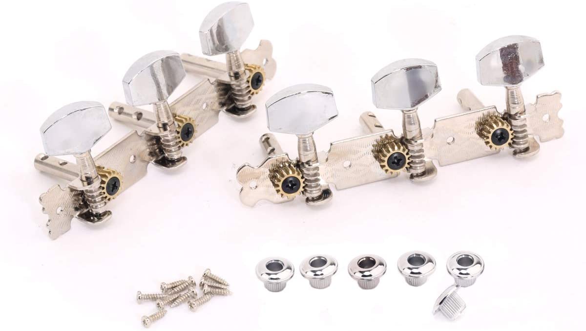 GUITAR MACHINE HEADS TUNING KEYS FOR ACOUSTIC GUITAR 3 LEFT 3 RIGHT QN05, KM, GUITAR & BASS ACCESSORIES, km-guitar-bass-accessories-km-qn05-set, ZOSO MUSIC SDN BHD