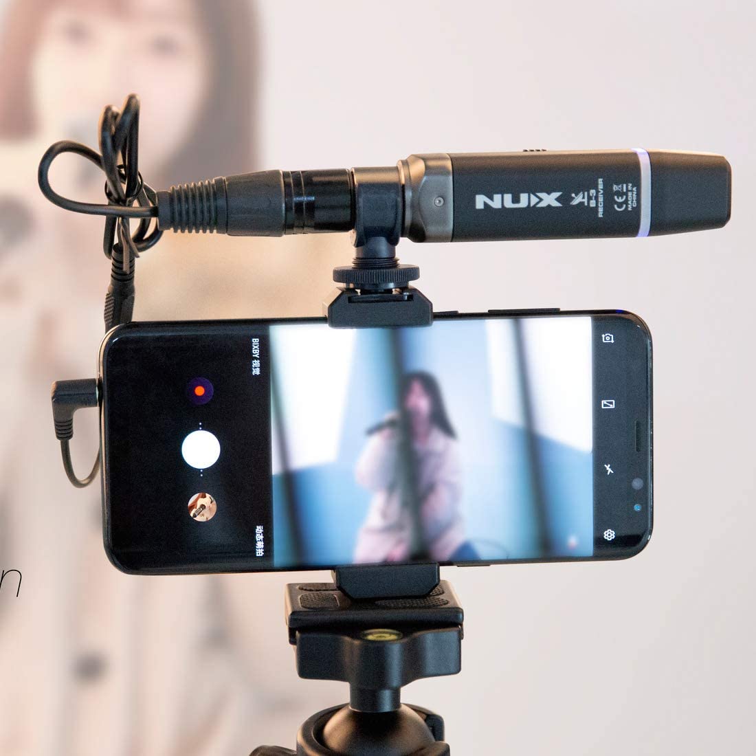 Nux B-3MA Mobile Phone Holder Mount For Clip On Mic Microphone System |  NUX |  STAND & MOUNT |  Zoso Music