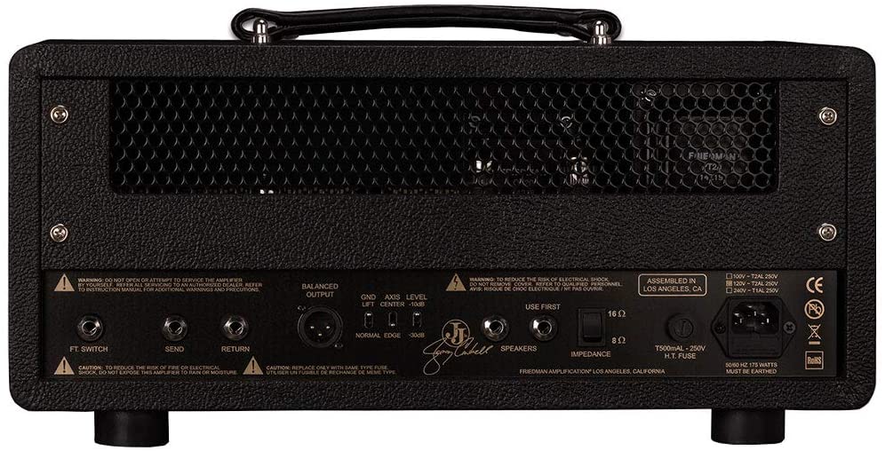 FRIEDMAN JJ-JUNIOR JERRY CANTRELL SIGNATURE 2-CHANNEL 20-WATT TUBE HEAD, FRIEDMAN, GUITAR AMPLIFIER, friedman-guitar-amplifier-jj-juniorh, ZOSO MUSIC SDN BHD