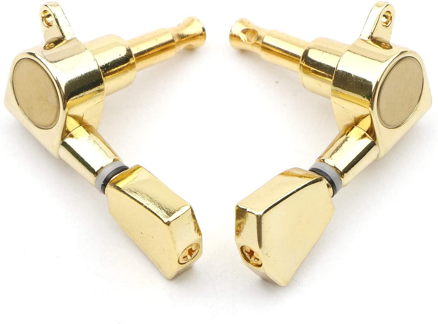 GOLD GUITAR PARTS 6PCS MACHINE HEAD KNOBS GUITAR STRING TUNING PEG TUNERS (ELECTRIC / ACOUSTIC GUITAR/ ZOSO), KM, GUITAR & BASS ACCESSORIES, km-guitar-bass-accessories-km-ad-016j-set, ZOSO MUSIC SDN BHD