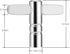 CONTINUOUS MOTION SPEED KEY TUNER RATCHET UNIVERSAL DRUM TUNING KEY STANDARD CHROME DK-3 (ZOSO) | KM , Zoso Music