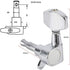 SILVER ELECTRIC ALP015 L ACOUSTIC GUITAR MACHINE HEAD TUNING PEG LEFT, KM, GUITAR & BASS ACCESSORIES, km-guitar-bass-accessories-km-alp-015-l, ZOSO MUSIC SDN BHD