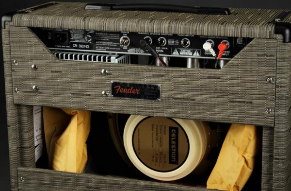 Fender FSR 65 Princeton Tube Combo Amplifier, Chilewich Bamboo Charcoal, 230V UK