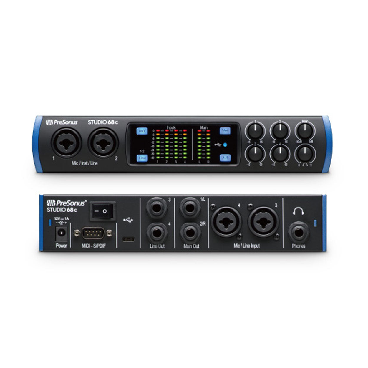 PRESONUS STUDIO68C USB C AUD INTERFACE 24BIT 6X8, PRESONUS, AUDIO INTERFACE, presonus-audio-interfaces-psnstudio68c, ZOSO MUSIC SDN BHD