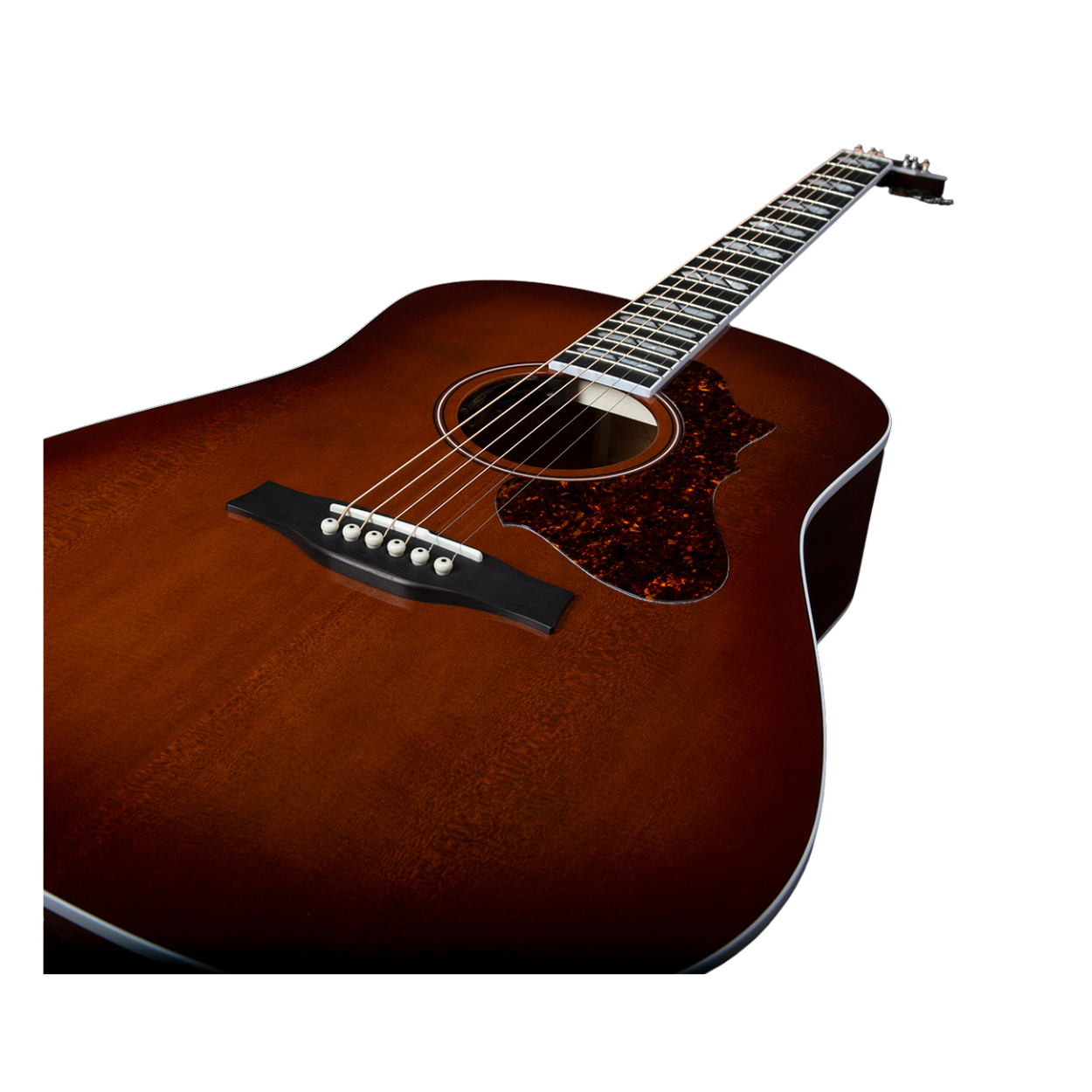 Godin Metropolis Ltd Havana Burst Hg Eq Full Solid Acoustic Guitar