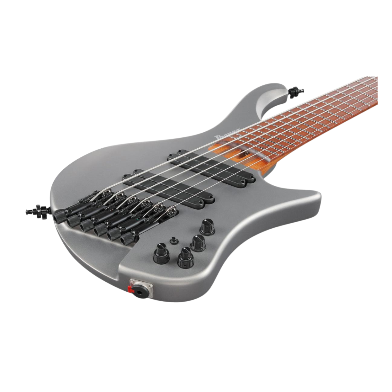 Ibanez Bass Workshop Ehb1006ms 6-string Bass Guitar, Metallic Gray Matte |  IBANEZ |  BASS GUITAR |  Zoso Music