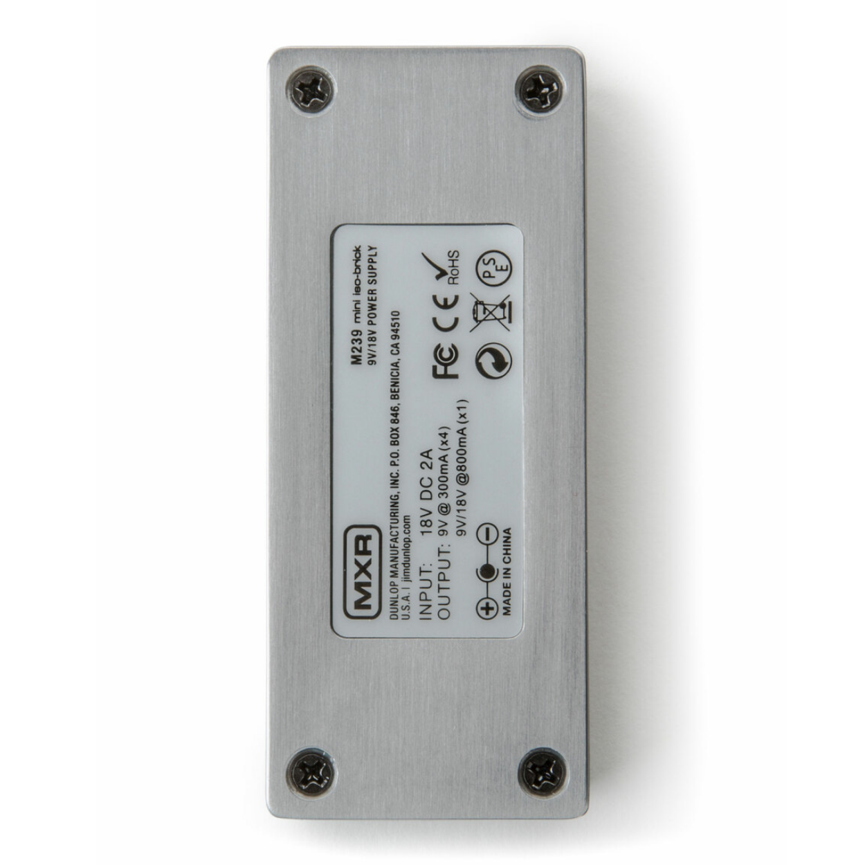 MXR M239 MINI ISO-BRICK 5-OUTPUT MINI ISOLATED PEDAL POWER SUPPLY WITH 4.9V OUTPUTS 1 SWITCHABLE 9V, MXR, EFFECTS, mxr-effects-m239, ZOSO MUSIC SDN BHD