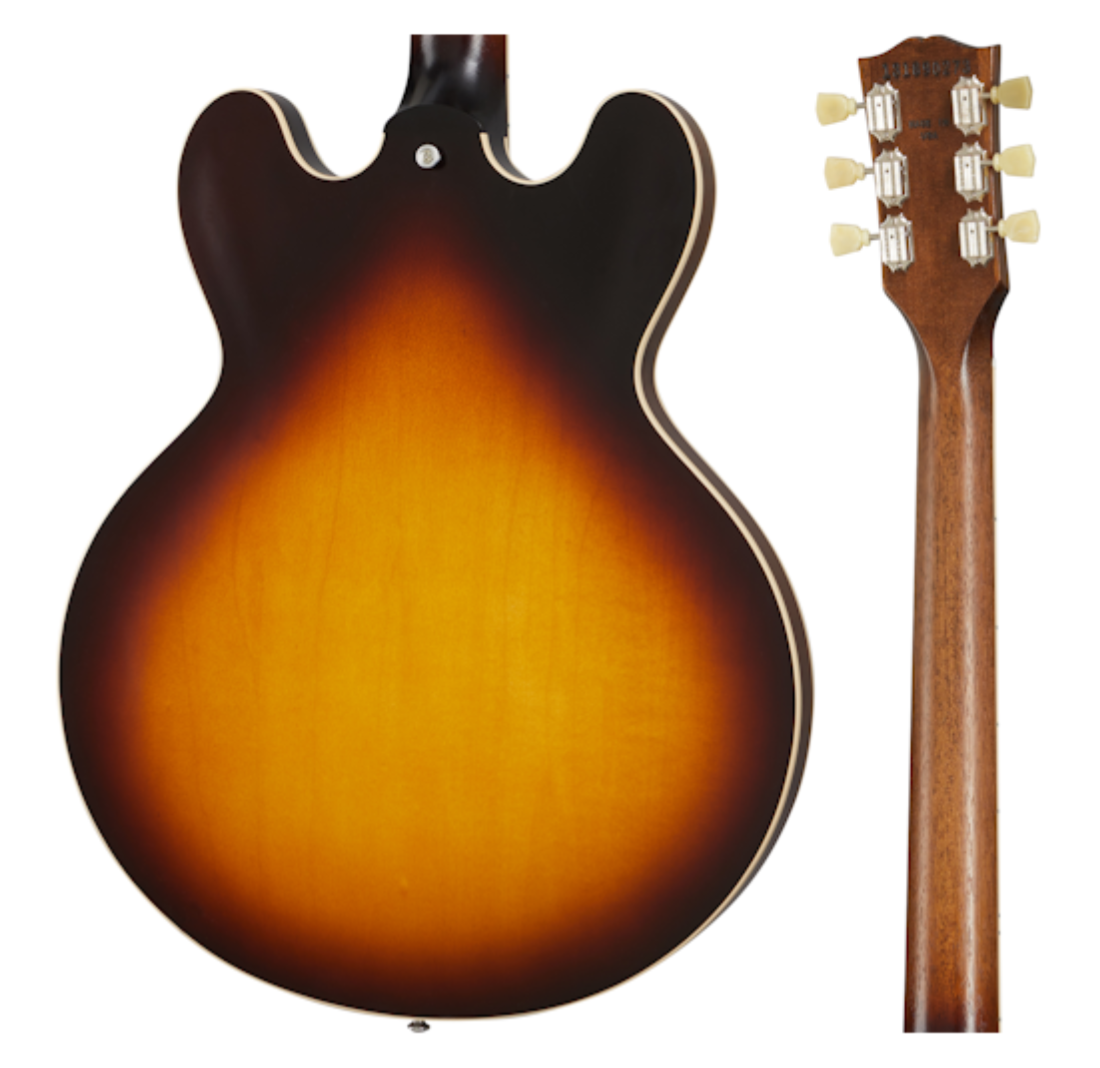 Gibson ES-335 Satin Electric Guitar, Satin Vintage Burst (ES35S00SVNH1) |  GIBSON |  ELECTRIC GUITAR |  Zoso Music