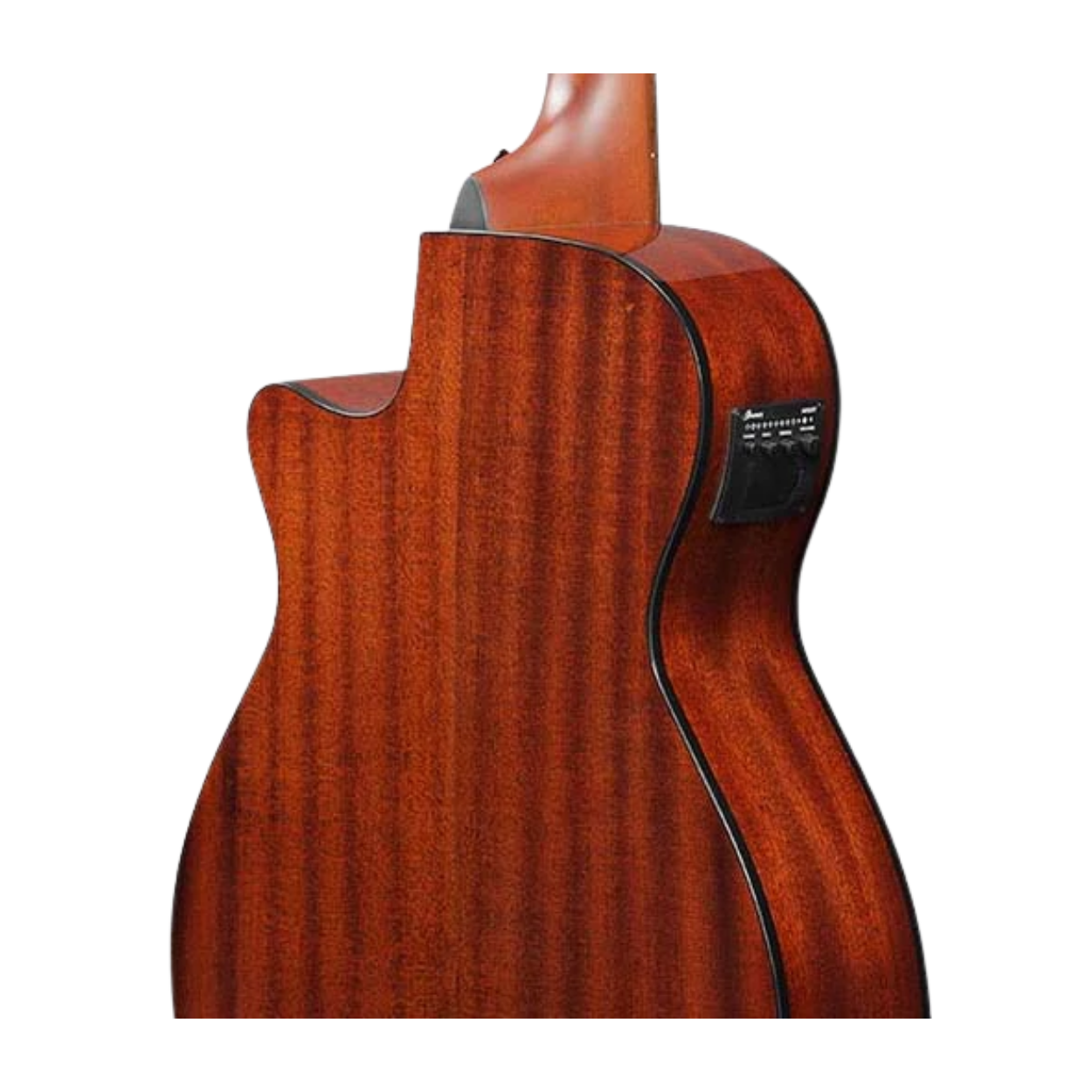 Ibanez AEGB24E-BKH AEG Series Acoustic Electric Bass, Black High Gloss