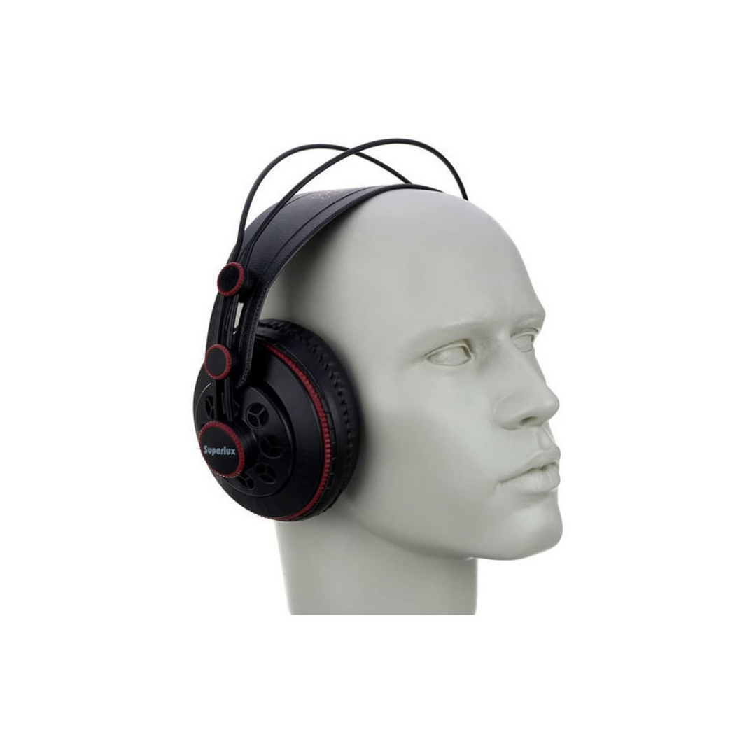 SUPERLUX HD681 DEEP LOW FREQUENCY PROFESSIONAL MONITORING SEMI-OPEN HEADPHONES, SUPERLUX, HEADPHONE, superlux-heaphones-sup-hd681, ZOSO MUSIC SDN BHD