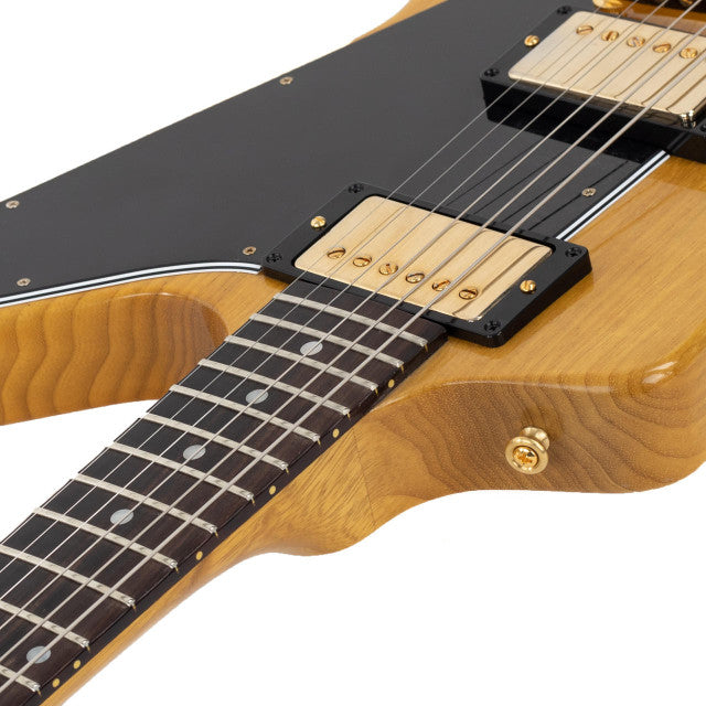 Gibson 1958 Korina Explorer Black Pickguard Electric Guitar, Natural (58KEXPBLKVOGH1) |  GIBSON |  ELECTRIC GUITAR |  Zoso Music