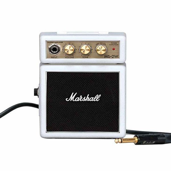 Marshall MS-2W Micro Amp, White, MARSHALL, GUITAR AMPLIFIER, marshall-guitar-amplifier-ms-2w-e, ZOSO MUSIC SDN BHD