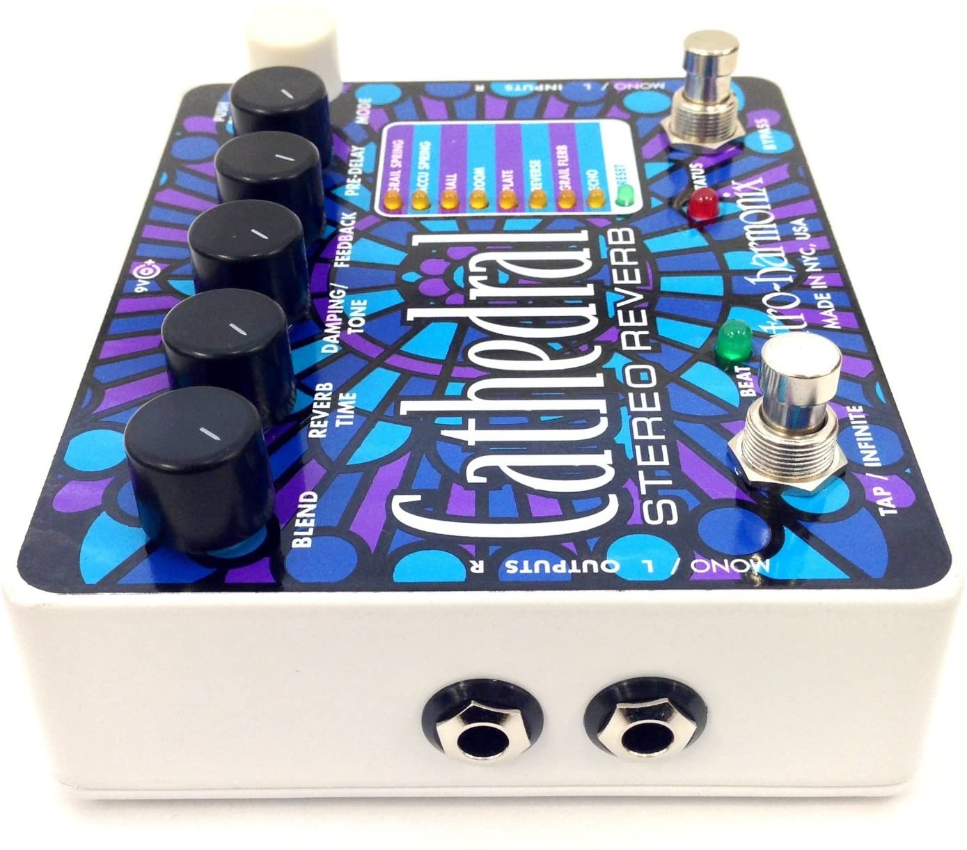 Electro-Harmonix Cathedral Stereo Reverb Guitar Effects Pedal | ELECTRO-HARMONIX , Zoso Music