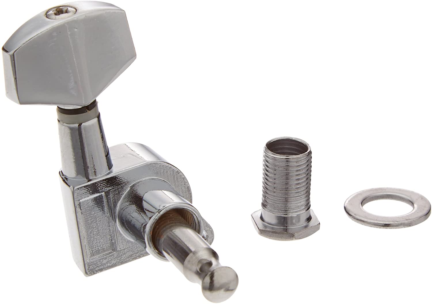 SILVER/ CHROME 6PCS MACHINE HEADS GUITAR STRING TUNING PEG TUNERS (ELECTRIC/ ACOUSTIC GUITAR/ ZOSO), KM, GUITAR & BASS ACCESSORIES, km-guitar-bass-accessories-km-as-016r-set, ZOSO MUSIC SDN BHD
