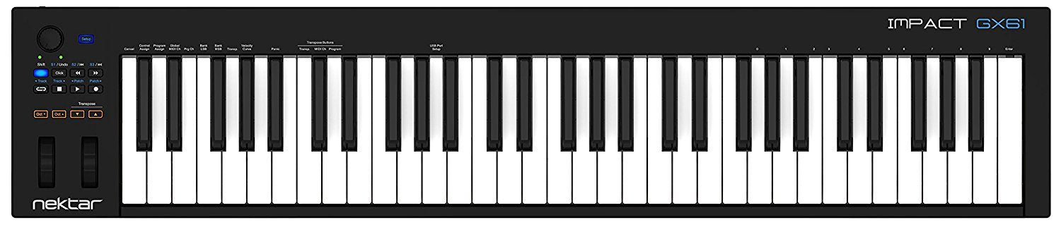 NEKTAR IMPACT GX61 USB 61 KEYS MIDI CONTROLLER, NEKTAR, MIDI CONTROLLER, nektar-impact-gx61-controller-keyboard, ZOSO MUSIC SDN BHD