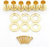 GOLD GUITAR PARTS 6PCS MACHINE HEAD KNOBS GUITAR STRING TUNING PEG TUNERS (ELECTRIC / ACOUSTIC GUITAR/ ZOSO), KM, GUITAR & BASS ACCESSORIES, km-guitar-bass-accessories-km-ad-016j-set, ZOSO MUSIC SDN BHD